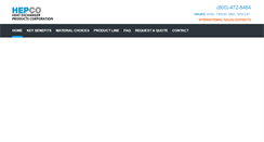 Desktop Screenshot of heatexchangerproducts.com